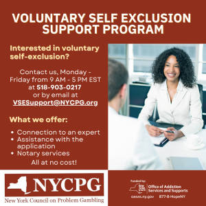 Voluntary Self Exclusion Support Program